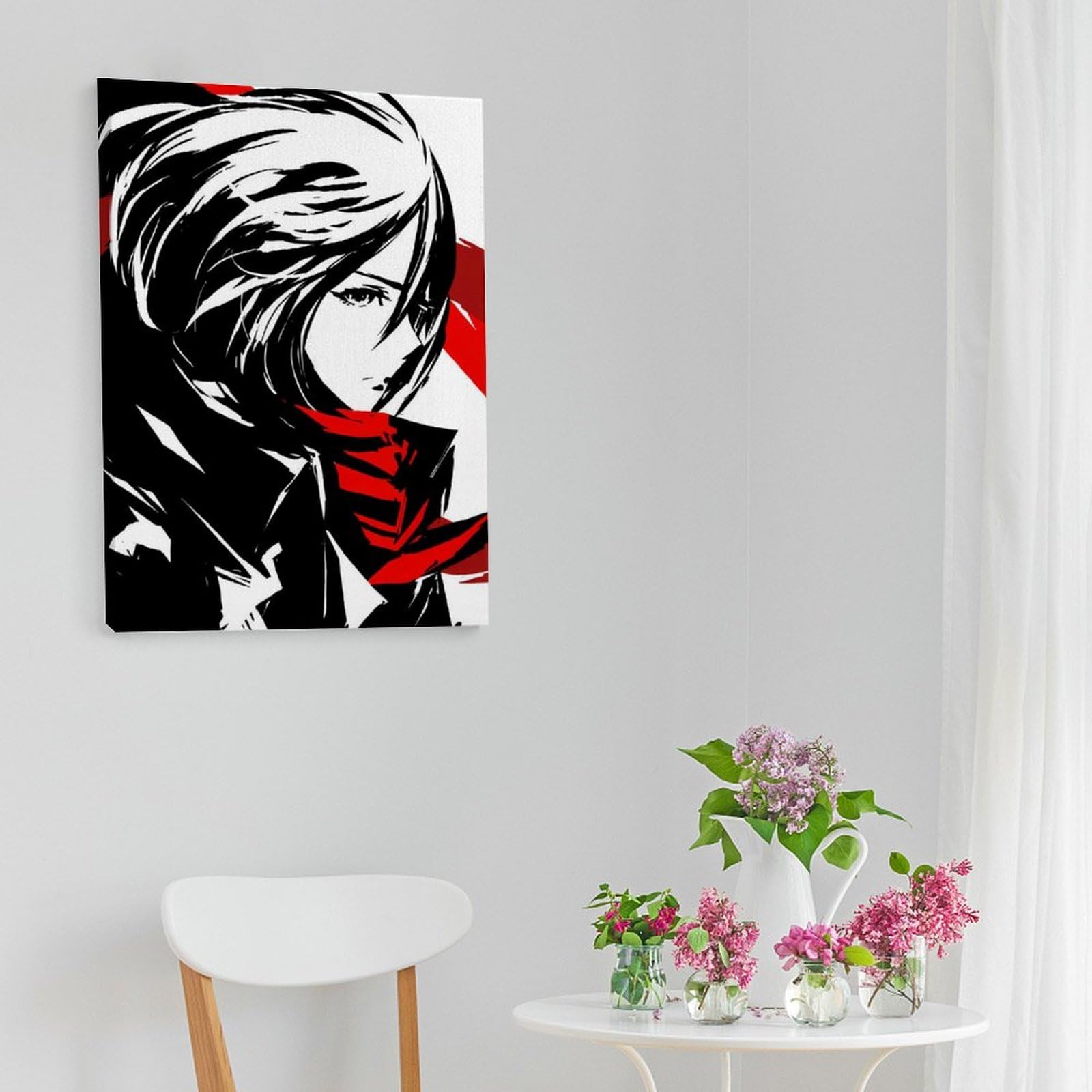 Amazon.co.jp: アートパネル 進撃の巨人 ミカサ・アッカーマン 装飾画